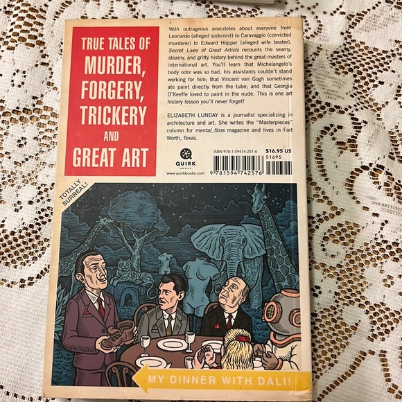 Secret Lives of Great Artists by Elizabeth Lunday book - Picture 2 of 3